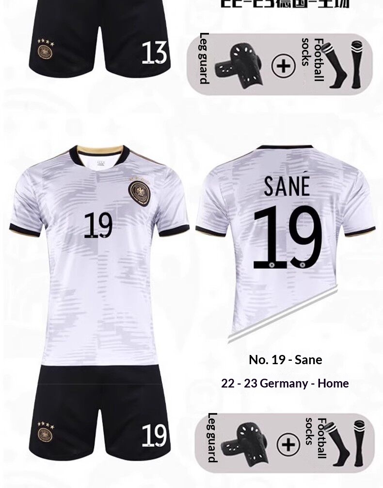 Germany 2024 Euro Cup Jersey #13 Muller Havertz Home/Away Kit Set detail 14