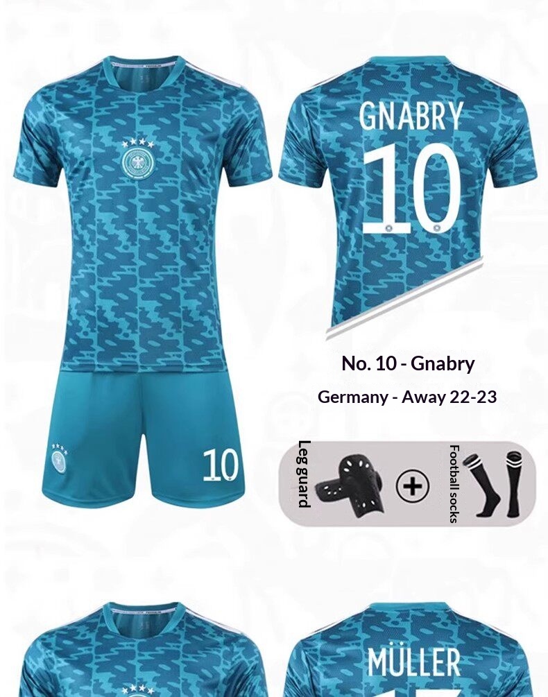 Germany 2024 Euro Cup Jersey #13 Muller Havertz Home/Away Kit Set detail 15