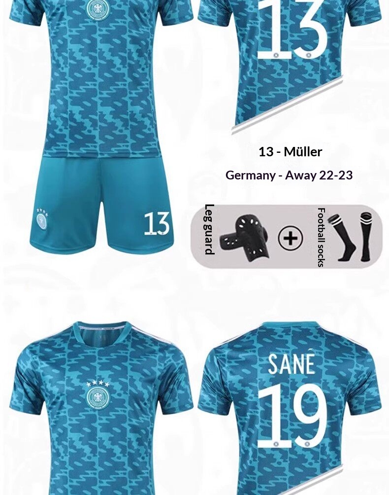 Germany 2024 Euro Cup Jersey #13 Muller Havertz Home/Away Kit Set detail 16
