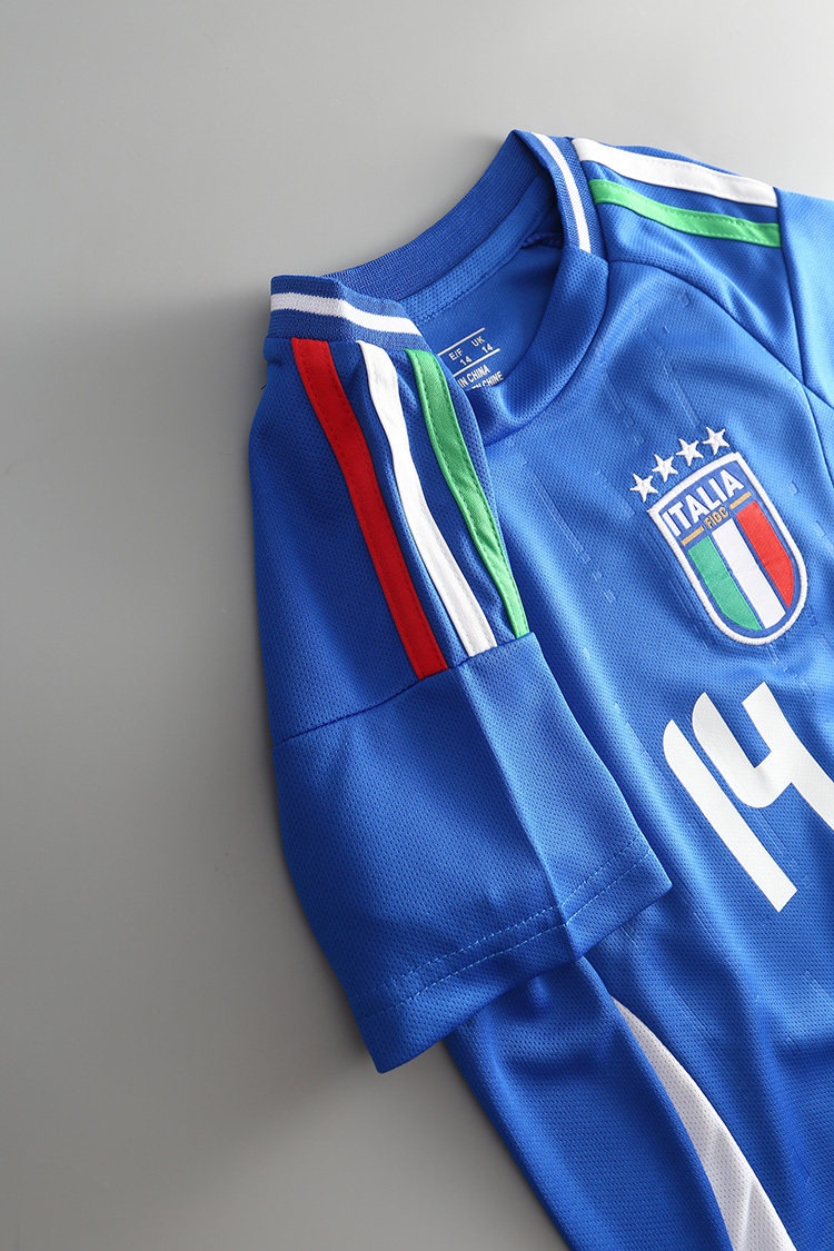 Italy Football Jersey Kit for Kids - Youth Training Shirt and Shorts Set detail 12
