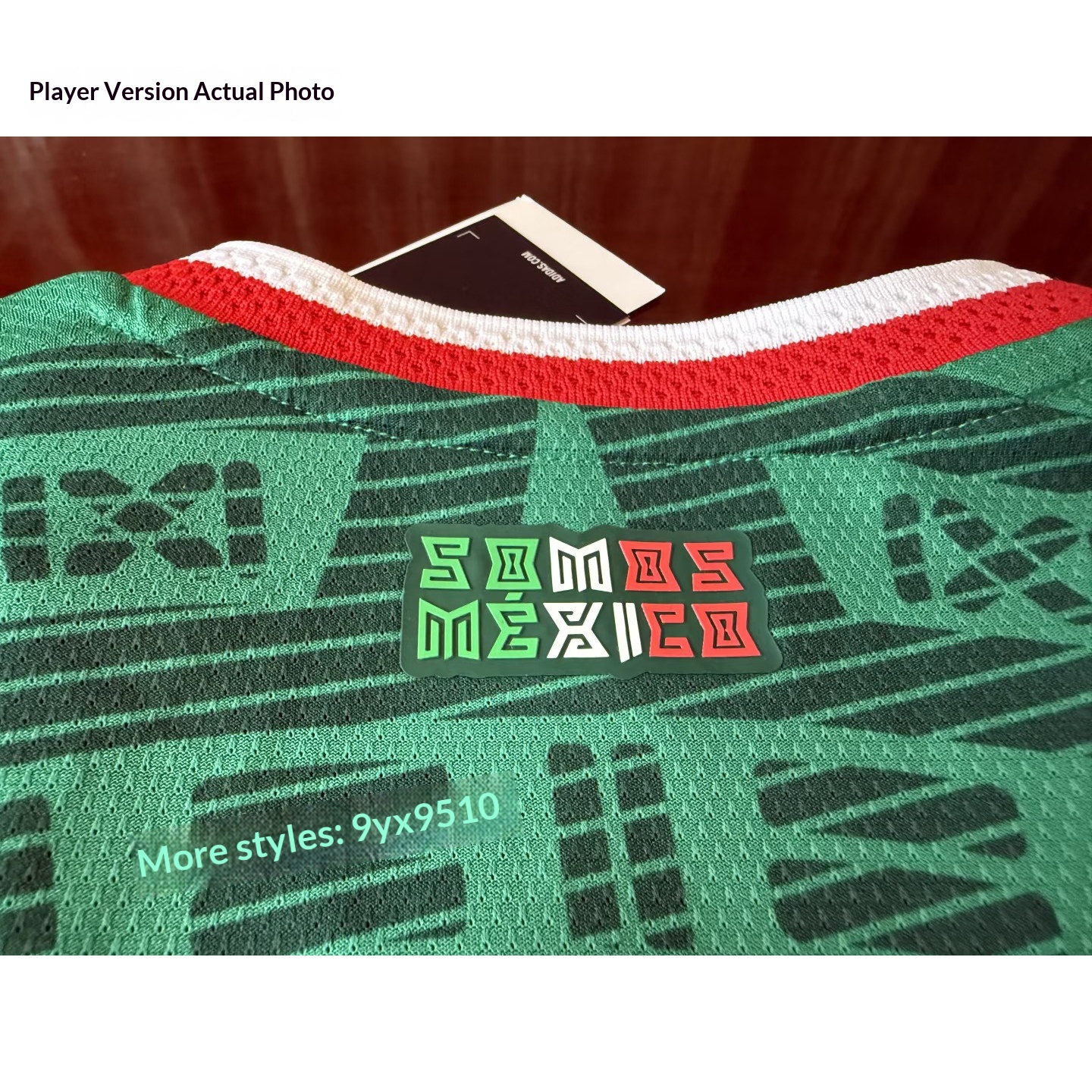 Mexico National Team 2026 Home Long Sleeve Jersey #9 Raúl Jiménez Player Version detail 4