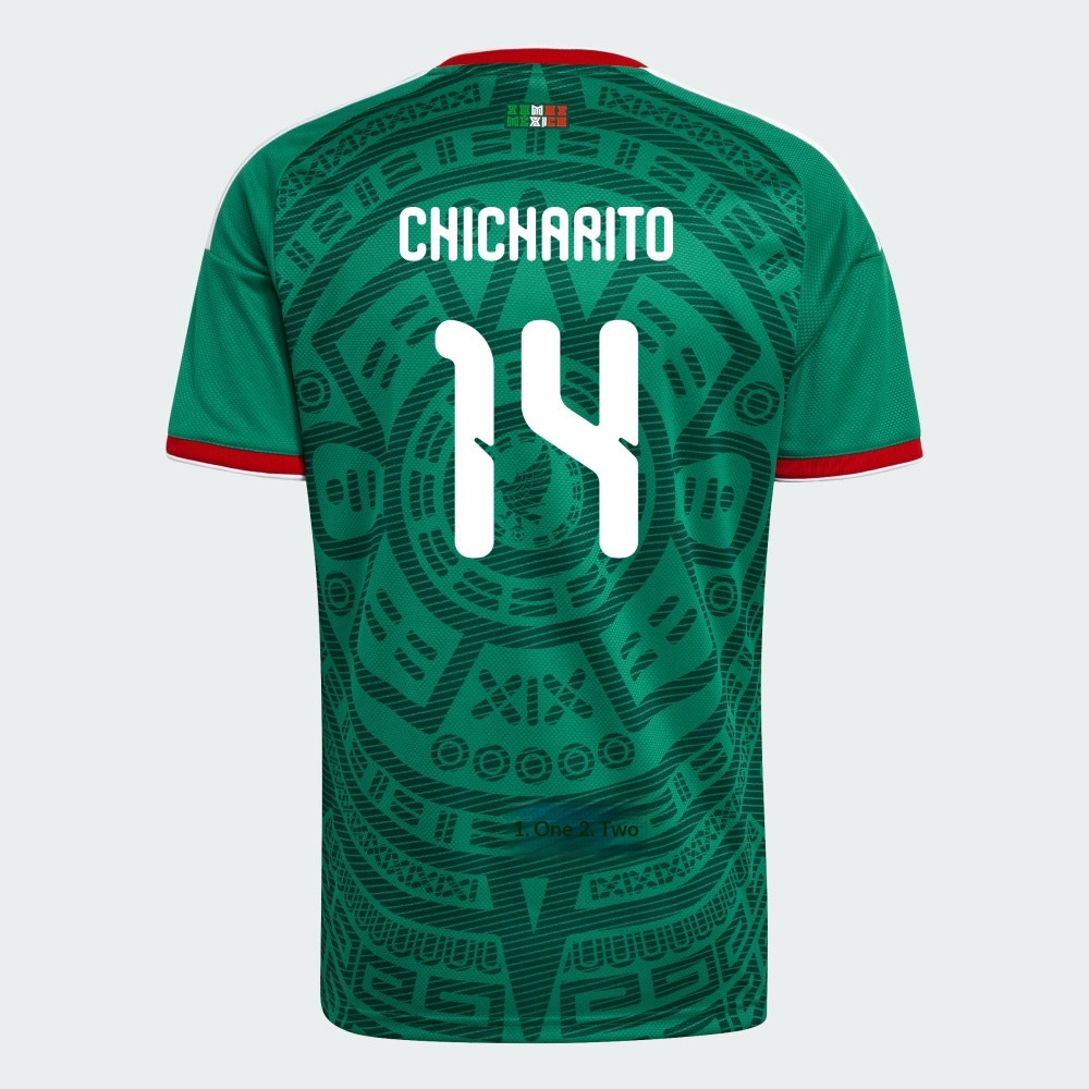 Mexico National Team 2026 Home Long Sleeve Jersey #9 Raúl Jiménez Player Version detail 10
