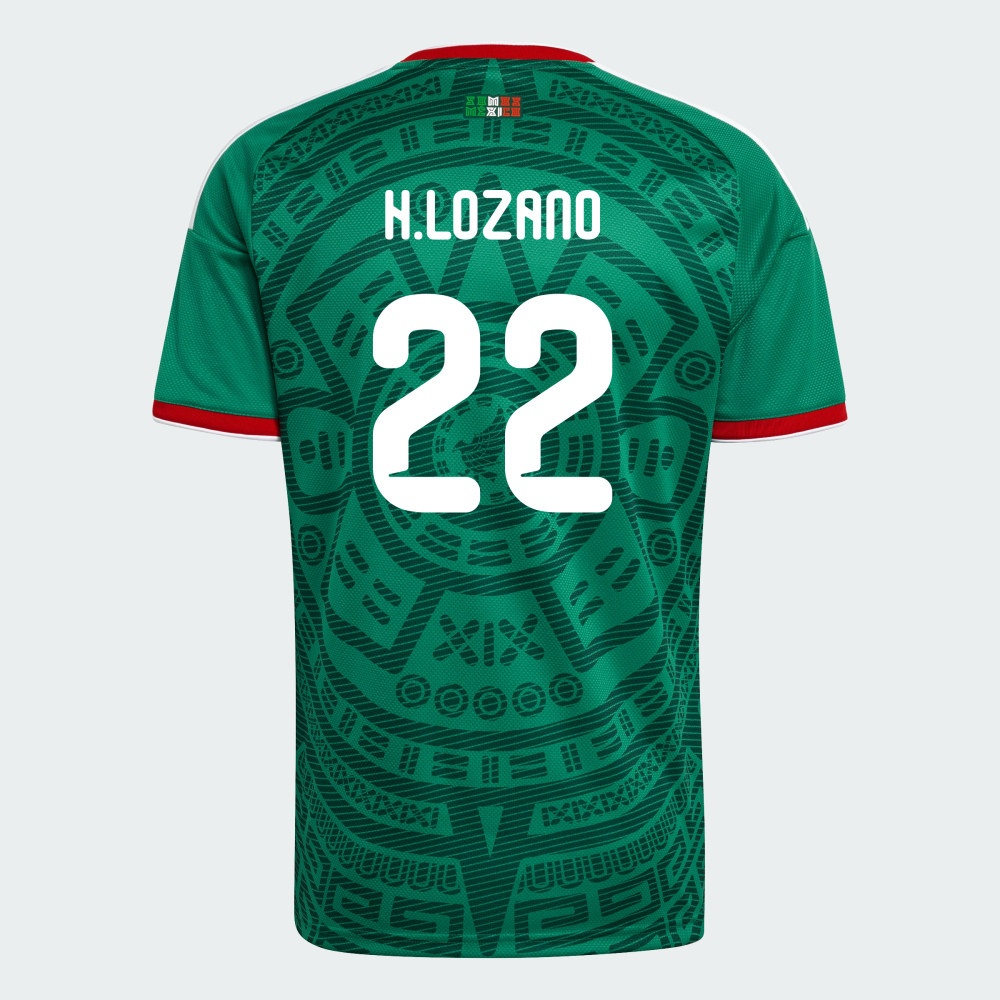 Mexico National Team 2026 Home Long Sleeve Jersey #9 Raúl Jiménez Player Version detail 11
