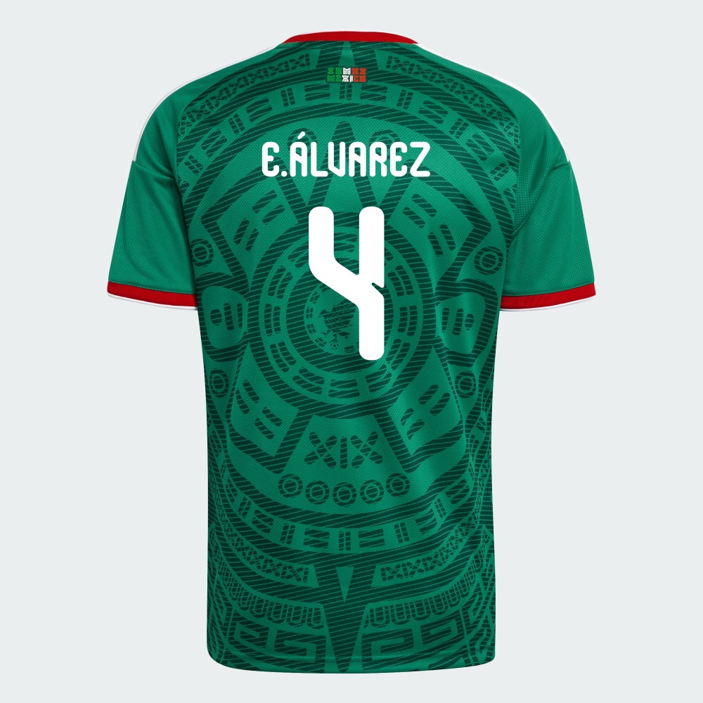 Mexico National Team 2026 Home Long Sleeve Jersey #9 Raúl Jiménez Player Version detail 12