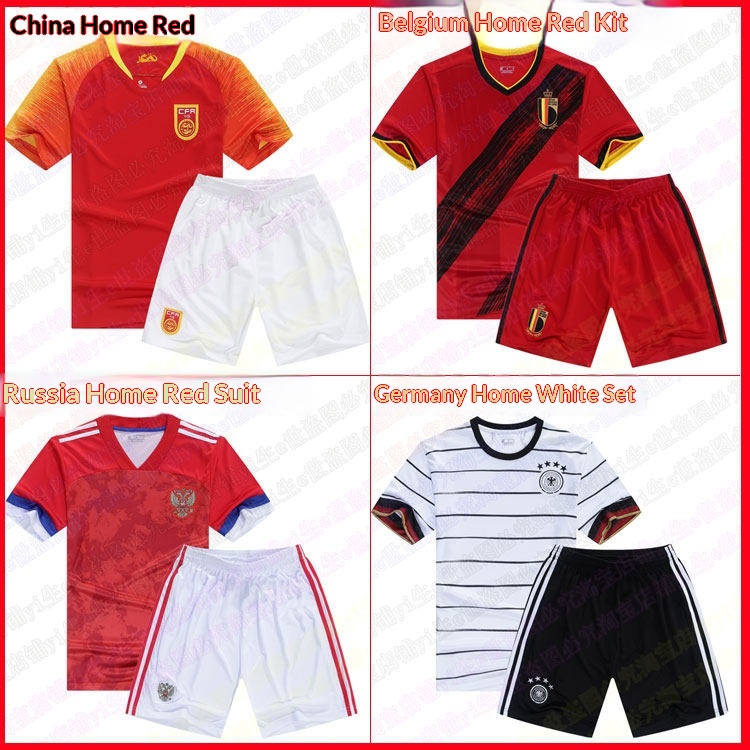 Argentina Mexico Germany Brazil National Team Away Jersey Set detail 4