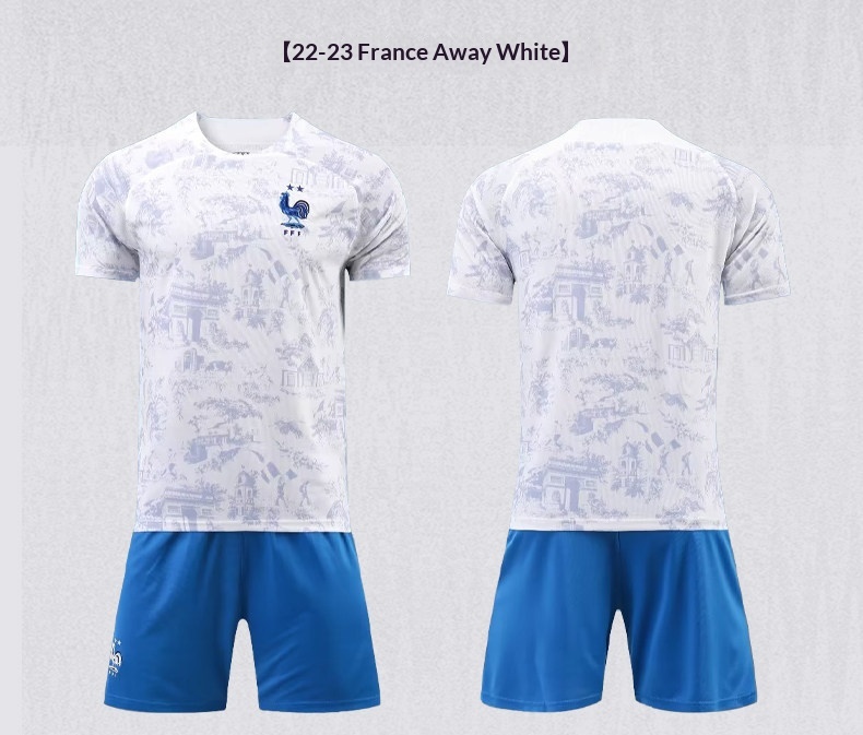 France National Team Jersey Kit #10 Mbappé Benzema detail 11