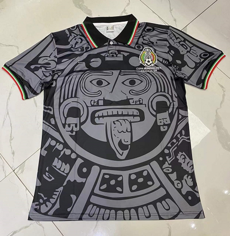 1998 Mexico Retro Jersey #15 Hernandez Home/Away Kit Set detail 4