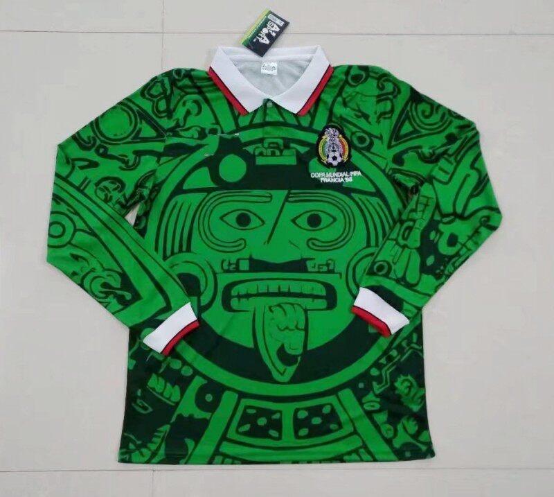 1998 Mexico Retro Jersey #15 Hernandez Home/Away Kit Set detail 6