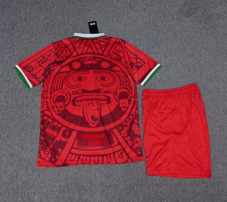 1998 Mexico Retro Jersey #15 Hernandez Home/Away Kit Set detail 9