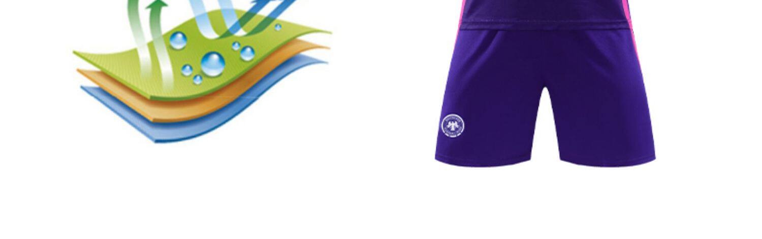 Germany National Team Customizable Home & Away Jersey Set - Men's Purple Training Kit detail 3
