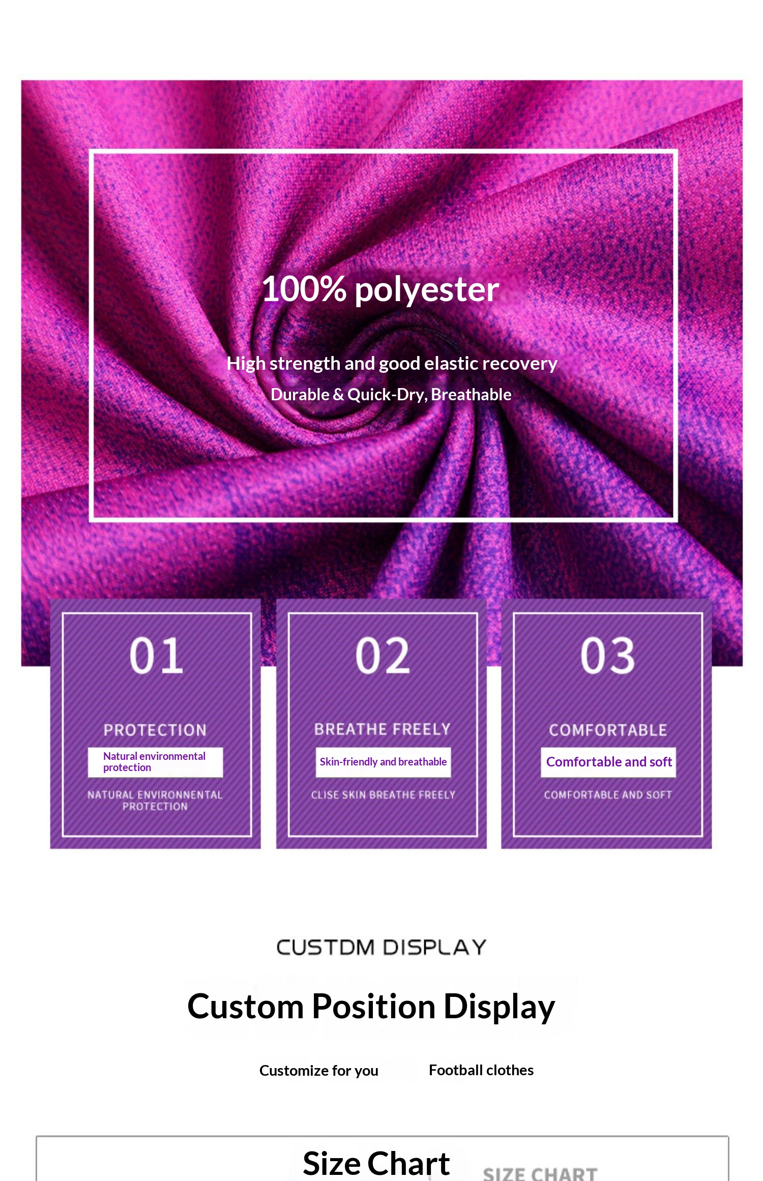 Germany National Team Customizable Home & Away Jersey Set - Men's Purple Training Kit detail 4