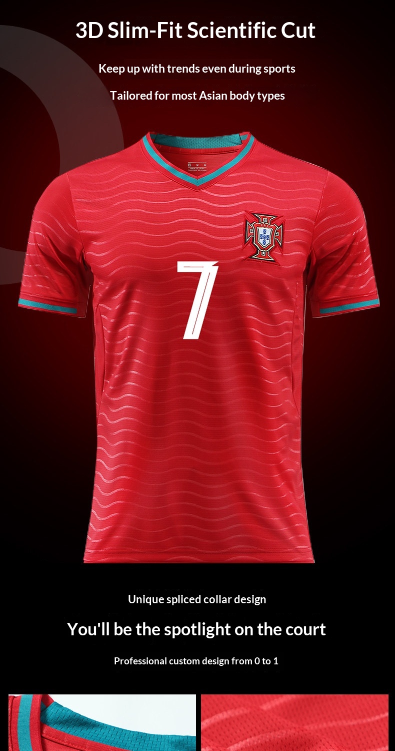 Portugal Cristiano Ronaldo 2026 World Cup Jersey Kit detail 4