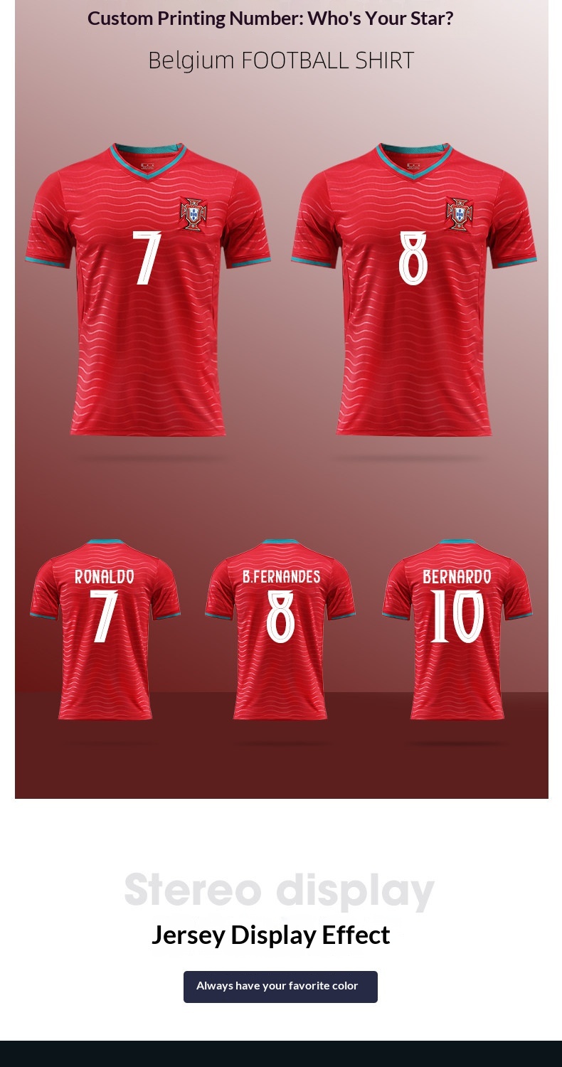 Portugal Cristiano Ronaldo 2026 World Cup Jersey Kit detail 9