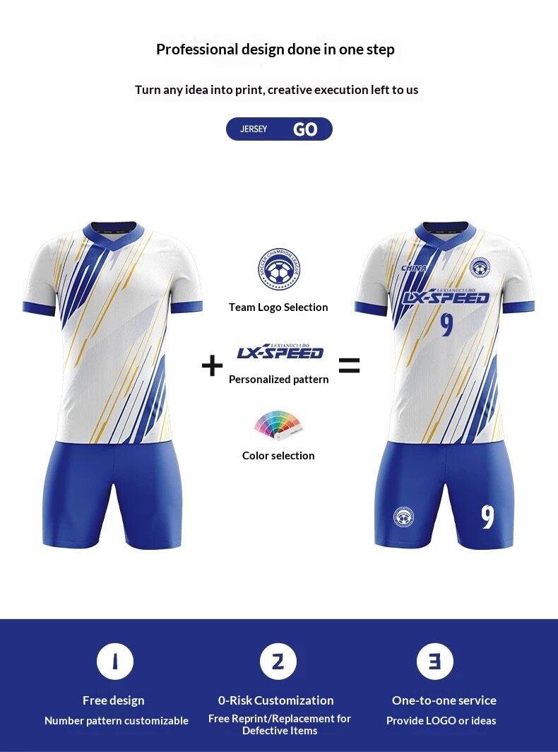 Tottenham Man City AC Dortmund Football Jersey Kit Custom Printing detail 4