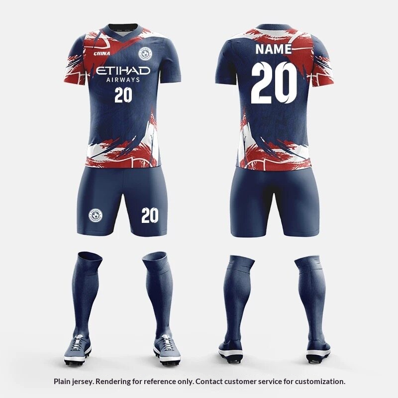 Tottenham Man City AC Dortmund Football Jersey Kit Custom Printing detail 11