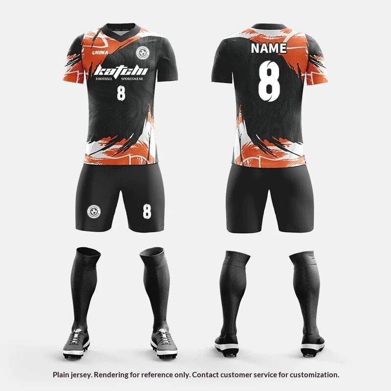 Tottenham Man City AC Dortmund Football Jersey Kit Custom Printing detail 12