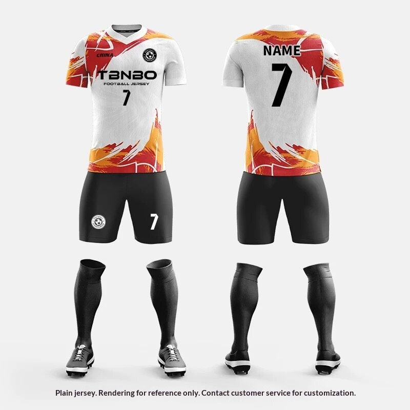 Tottenham Man City AC Dortmund Football Jersey Kit Custom Printing detail 13