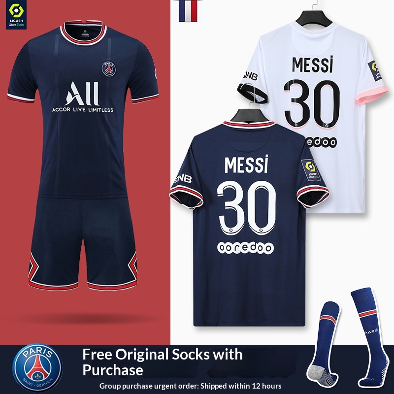 Paris Saint-Germain 2021 Messi #30 Jersey Kit