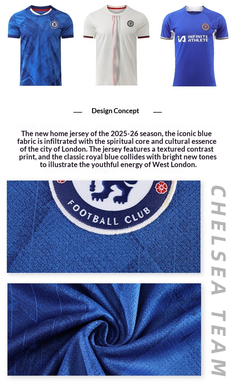 Chelsea FC 25/26 Palmer & Enzo Premier League Training Jersey & Shorts Set - Youth detail 2