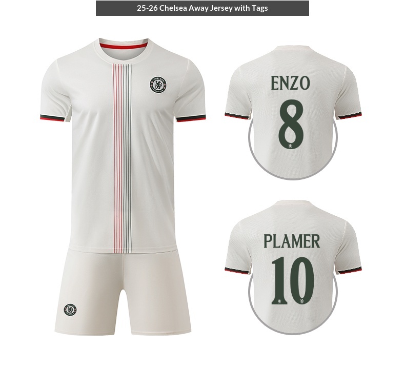 Chelsea FC 2526 Palmer & Enzo Premier League Training Jersey & Shorts Set detail 7