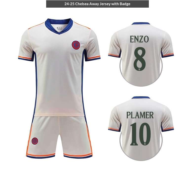 Chelsea FC 2526 Palmer & Enzo Premier League Training Jersey & Shorts Set detail 10