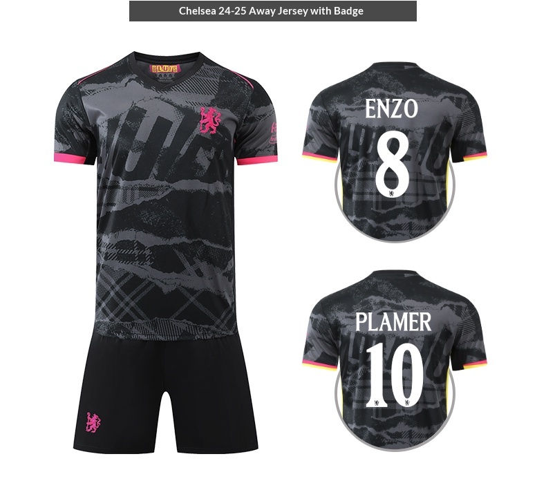 Chelsea FC 2526 Palmer & Enzo Premier League Training Jersey & Shorts Set detail 11