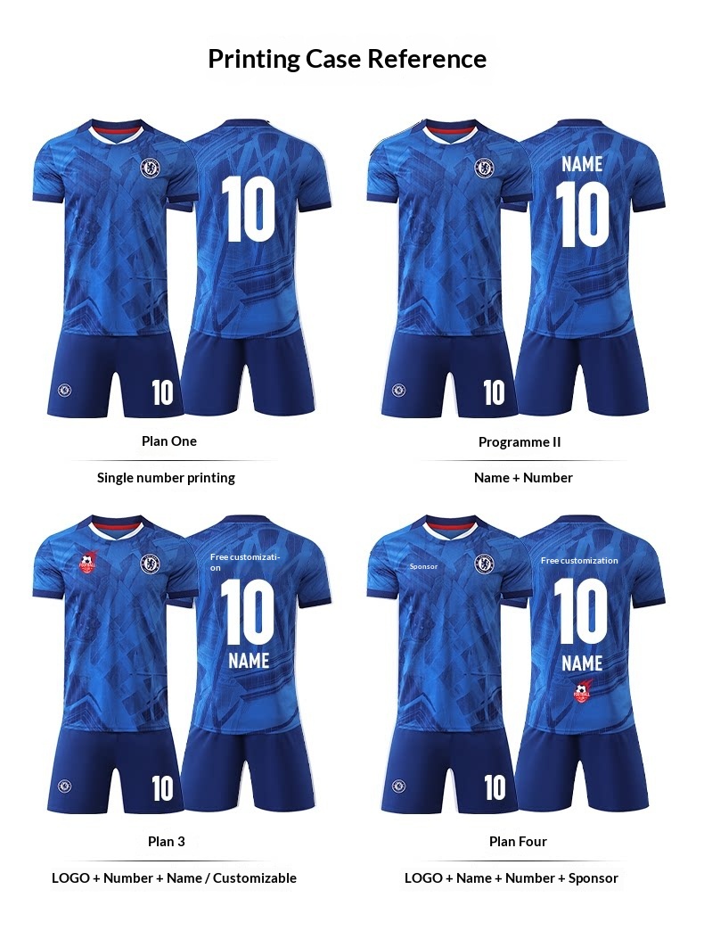 Chelsea FC 2526 Palmer & Enzo Premier League Training Jersey & Shorts Set detail 12