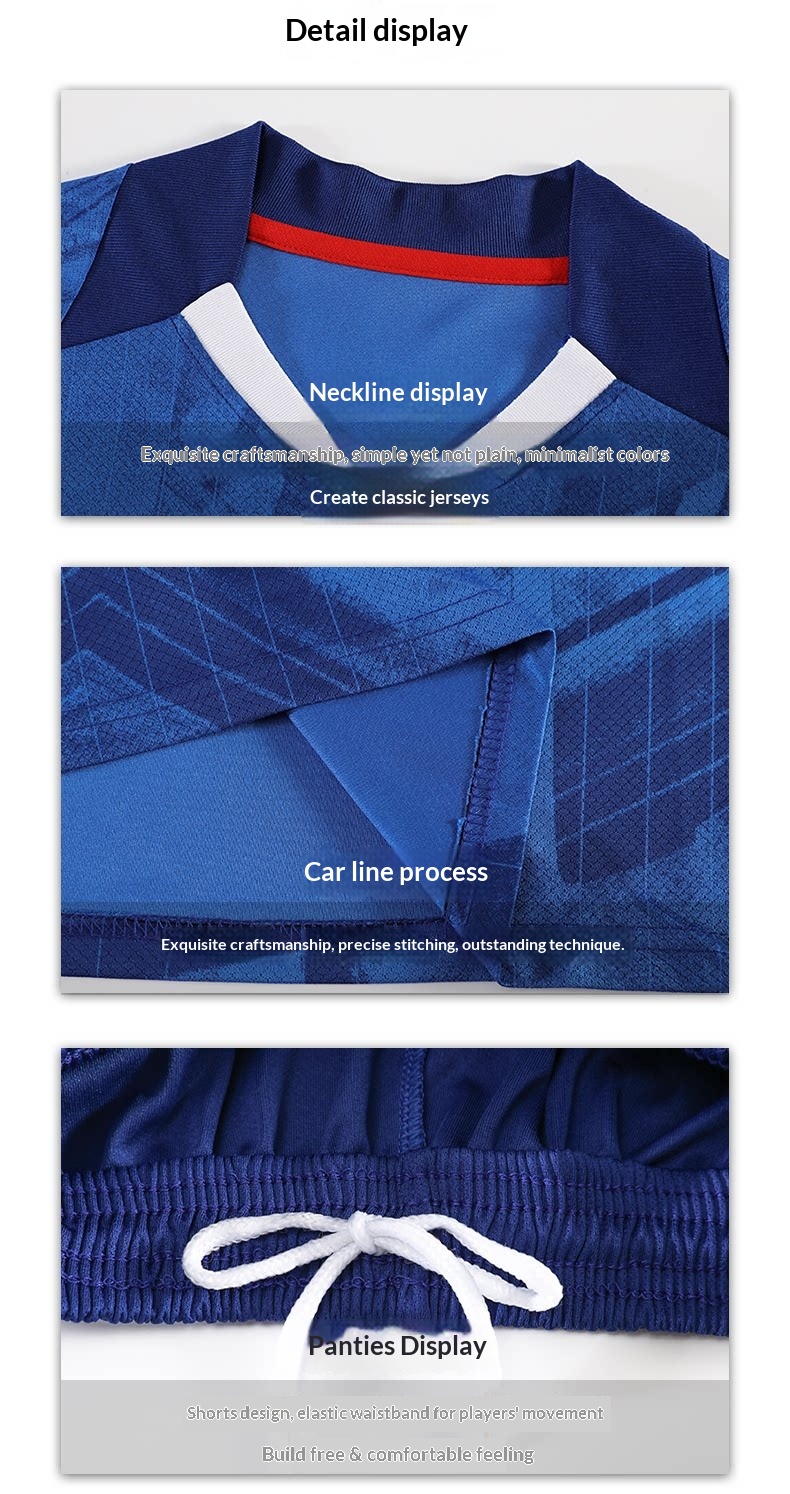 Chelsea FC 2526 Palmer & Enzo Premier League Training Jersey & Shorts Set detail 13