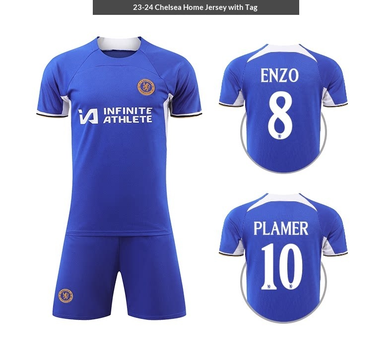 Chelsea FC 25/26 Palmer & Enzo Premier League Training Jersey & Shorts Set - Youth detail 8